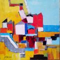 Paysage du bord de mer - Constructions